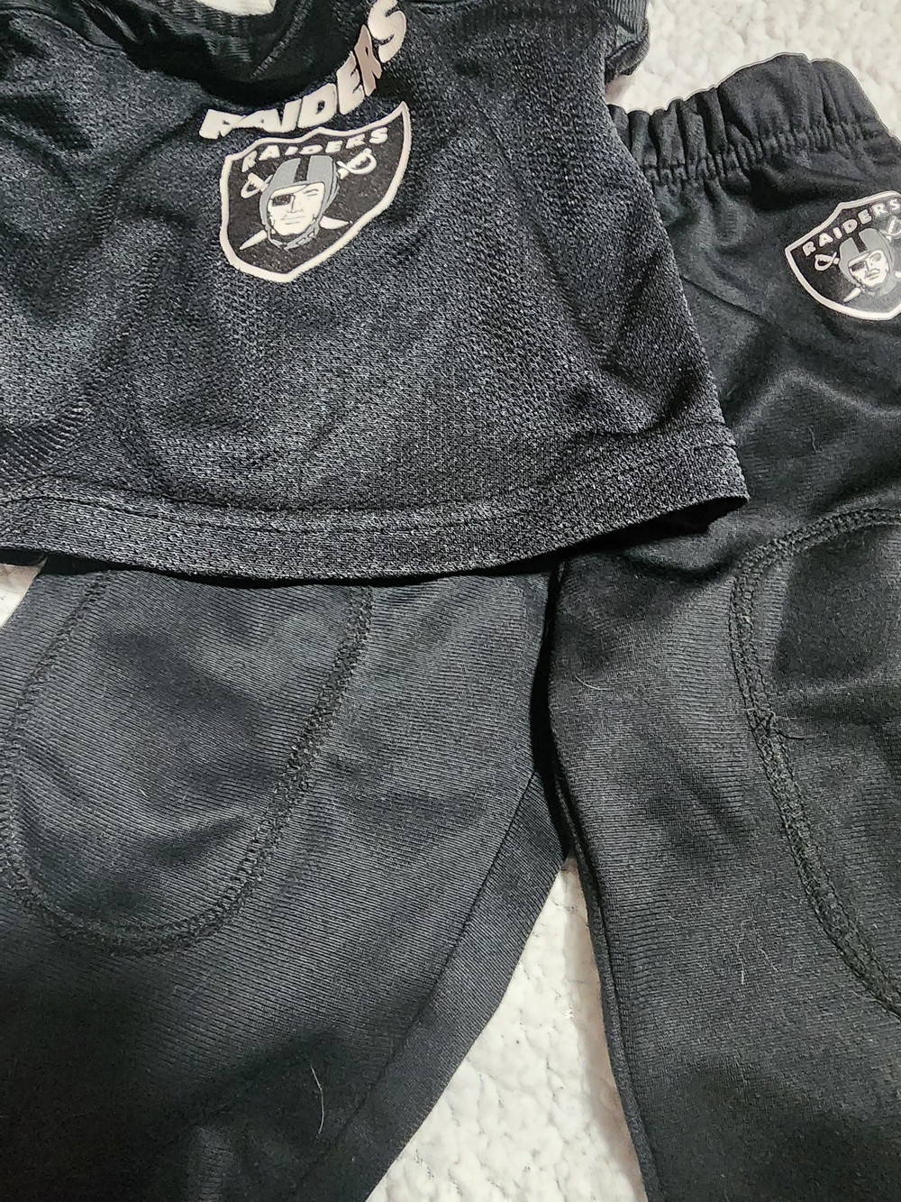 Black Kids Jogger Set with Team Shield Logo